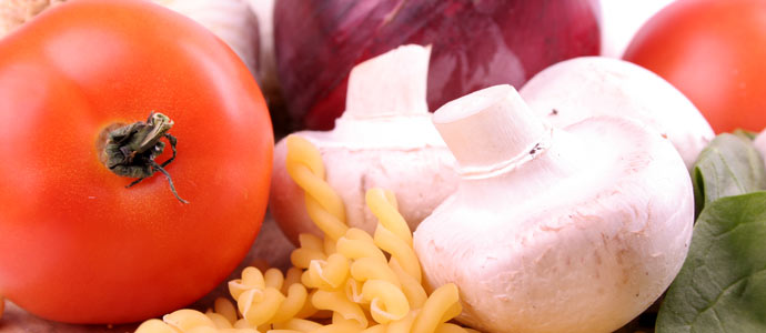image of pasta and vegetables - ingredients